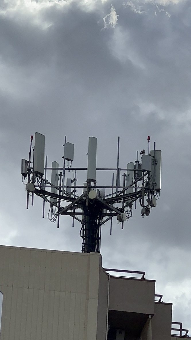 Corona d'antenes en un terrat